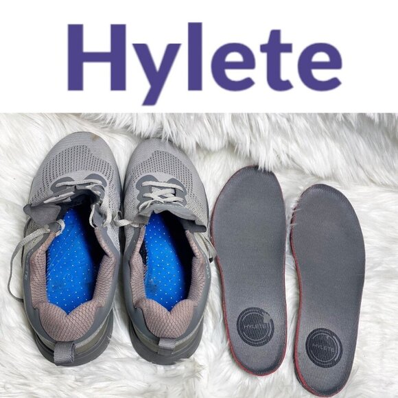 HYLETE CIRCUIT II Cross Training Sneakers 4MM Insole Gray Knit Vibram Sole Men 9 - Picture 1 of 15